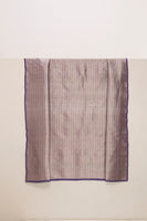 Handwoven Purple Banarasi Georgette Fabric