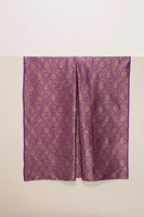 Handwoven Purple Banarasi Georgette Fabric