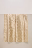 Handwoven Ivory-Gold Banarasi Georgette Fabric