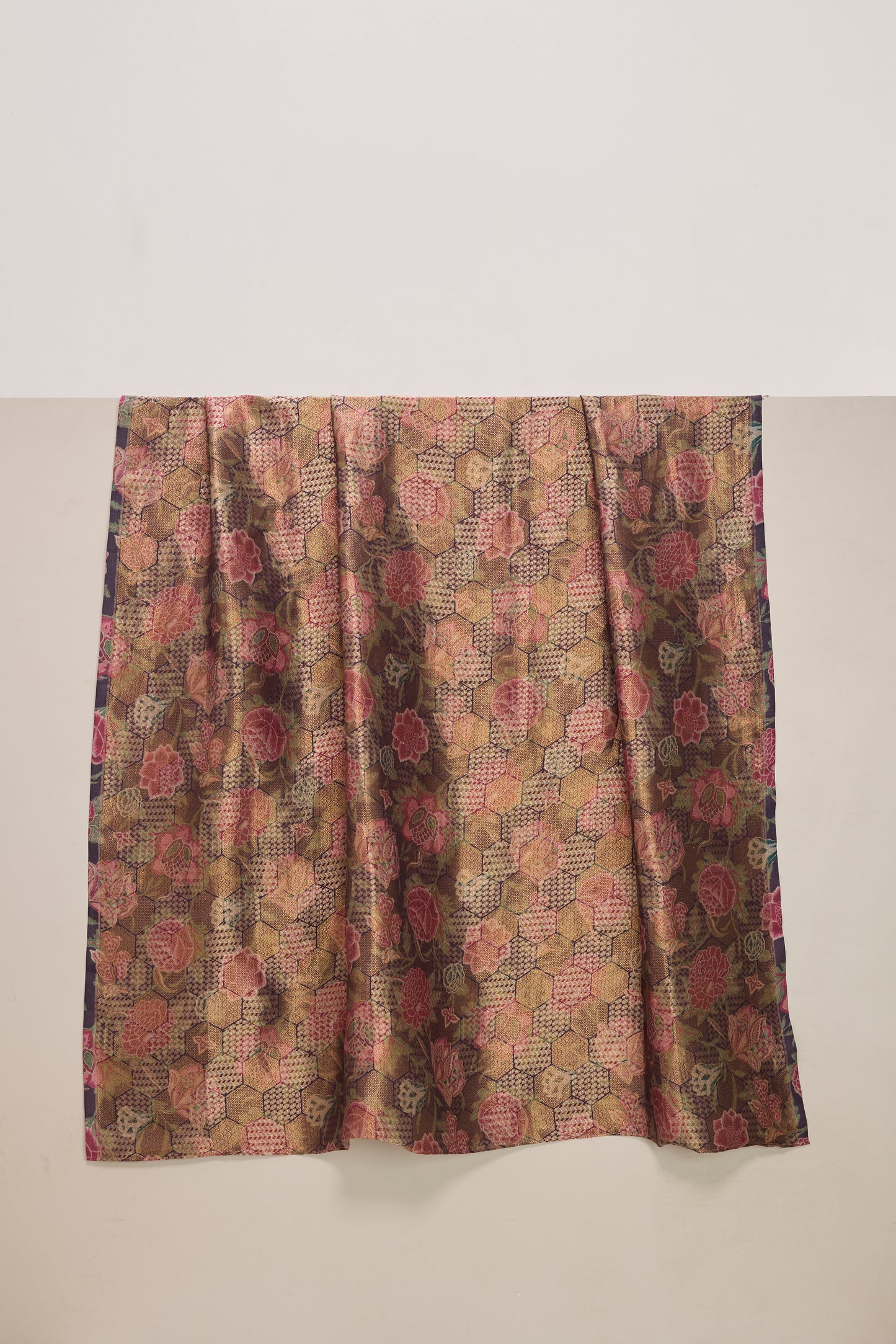 Digital Print Garnet Silk Fabric