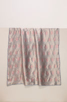 Handwoven Champagne Gold Banarasi Georgette Fabric