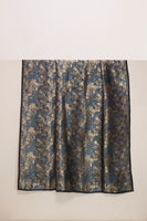 Handwoven Grey Banarasi Satin Fabric