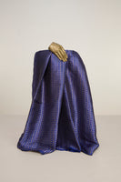 Handwoven Blue Banarasi Silk Fabric