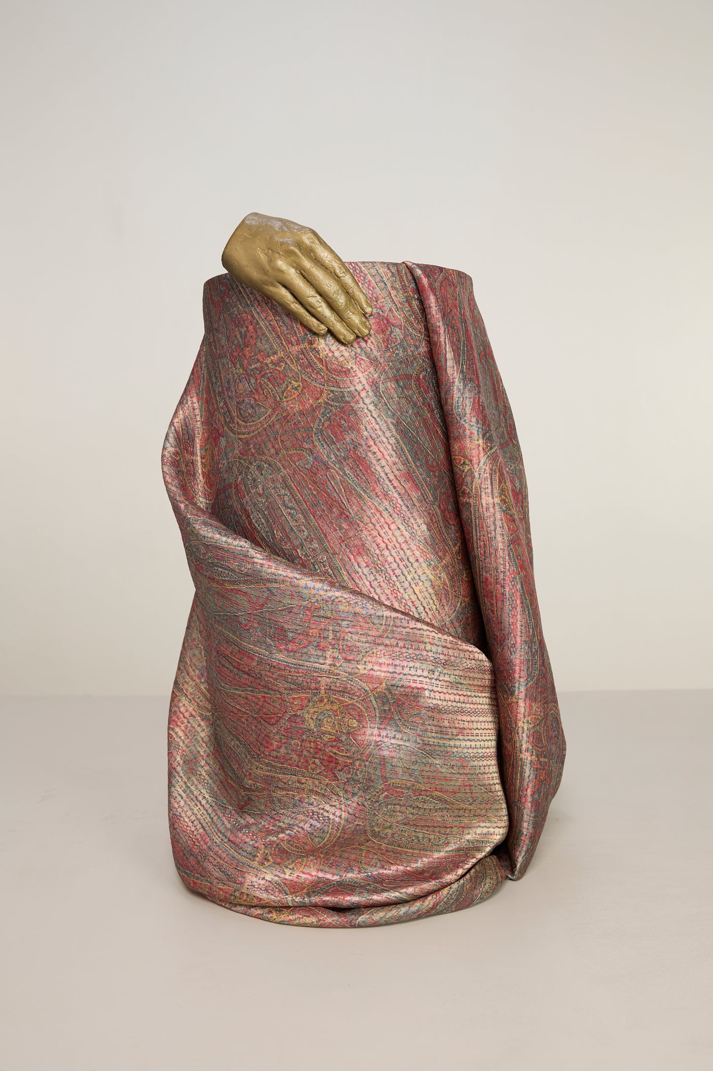 Digital Print Red Satin Fabric