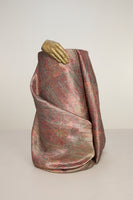 Digital Print Red Satin Fabric
