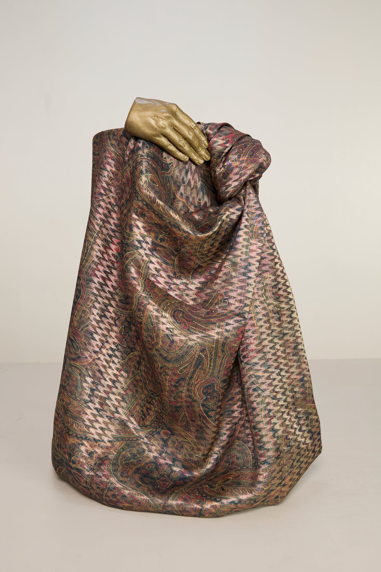 Digital Print Garnet Silk Fabric