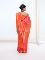 Handwoven Ruby Red Kanjivaram Saree