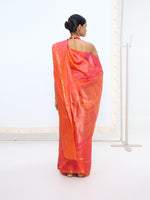 Handwoven Ruby Red Kanjivaram Saree