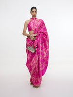 Handwoven Deep Pink Saree