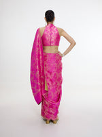 Handwoven Deep Pink Saree