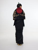 Handwoven Onyx  Silk Shawl
