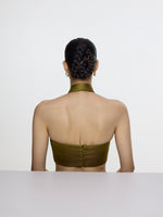 Handwoven Olive Green Blouse