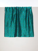 Handwoven Green & Black Tanchoi Banarasi Fabric