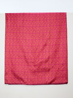 Handwoven Orange Tanchoi Banarasi Fabric