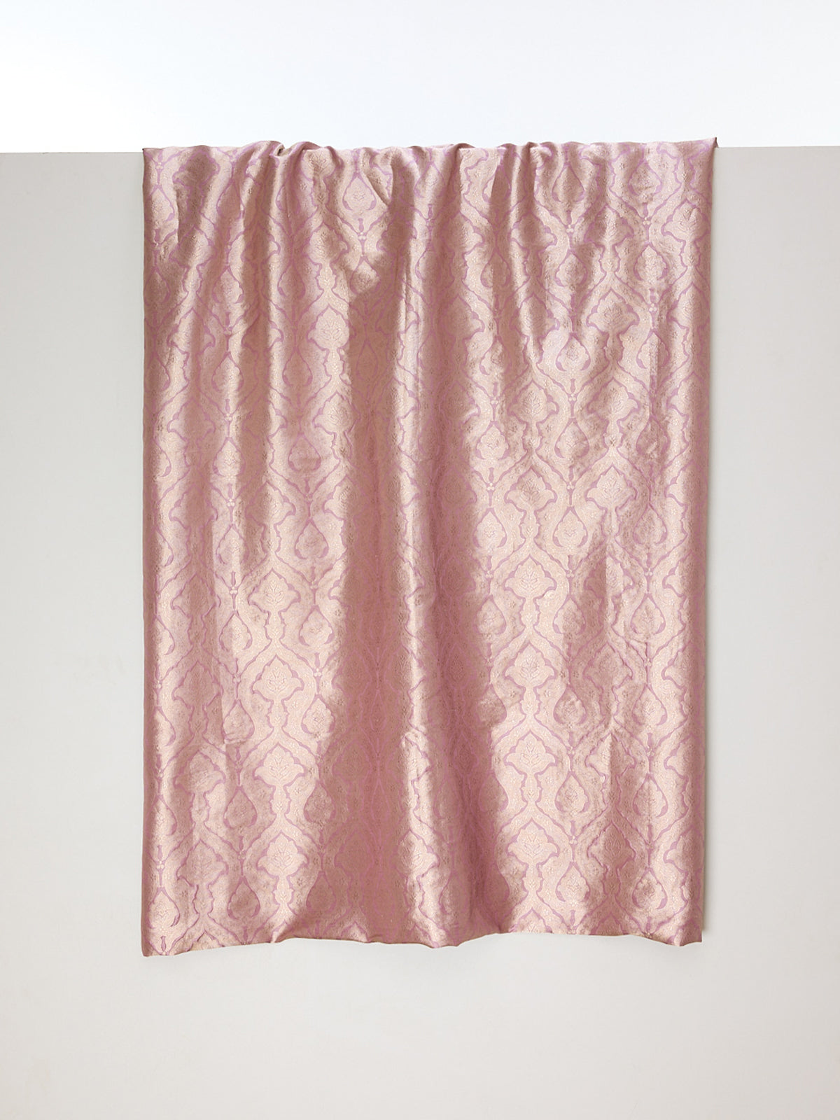 Handwoven Soft Peach Emboss Fabric