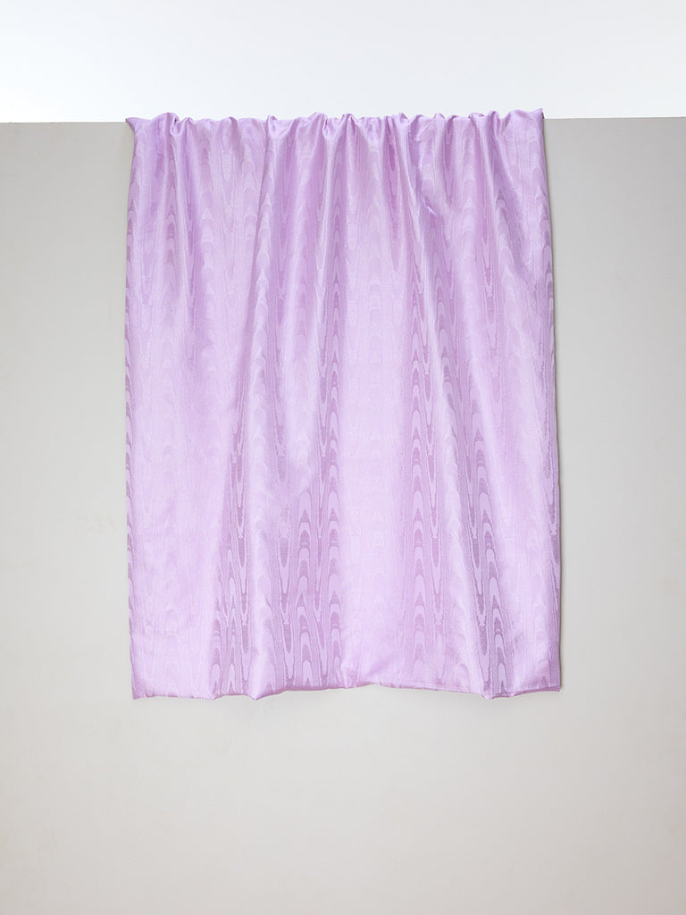 Handwoven Lavendar Tanchoi Banarasi Fabric