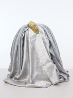 Handwoven Grey Emboss Fabric