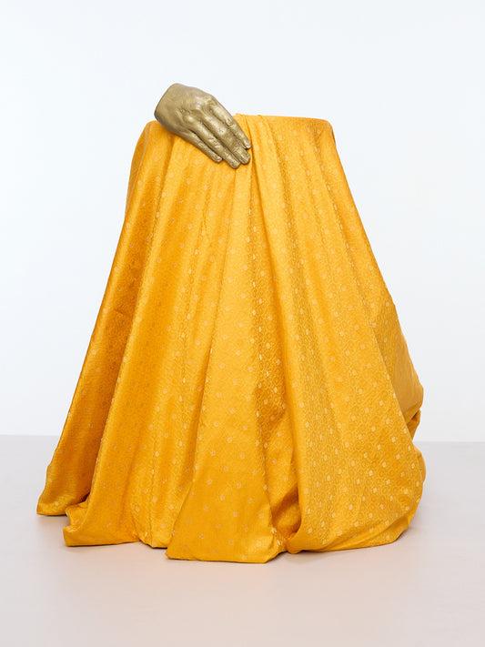 Handwoven Gold Silk Fabric