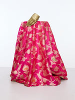 Handwoven Deep Pink Emboss Fabric