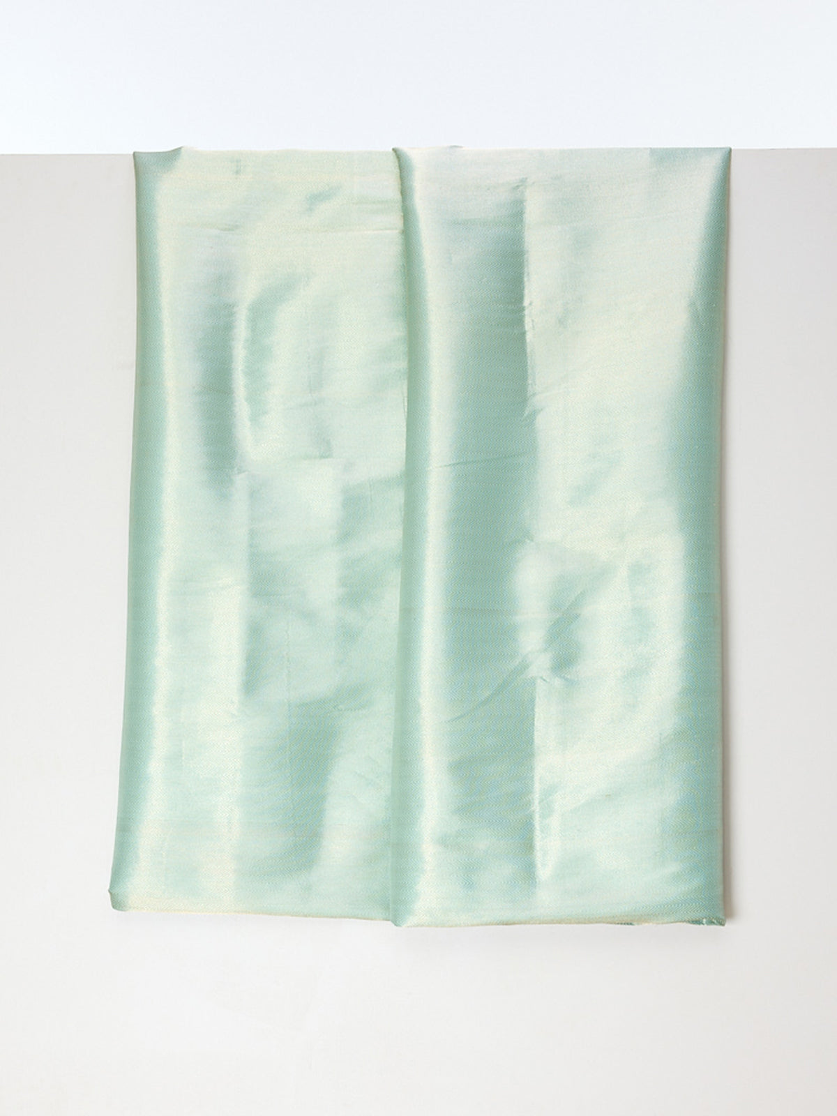 Handwoven Aqua Blue Emboss Fabric