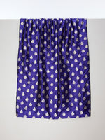 Handwoven Navy Blue Cutwork Banarasi Fabric