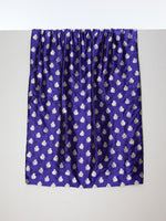 Handwoven Navy Blue Cutwork Banarasi Fabric