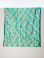 Handwoven Green Emboss Fabric