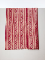 Handwoven Maroon Emboss Fabric