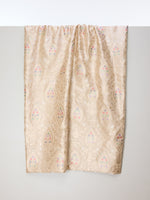 Handwoven Beige Kadhwa Banarasi Fabric