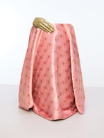 Handwoven Soft Rose Emboss Fabric