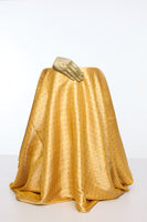 Handwoven Mustard Emboss Fabric