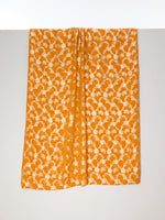 Handwoven Orange Banarasi Fabric