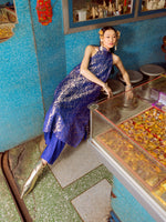 Handwoven Royal Blue Kurta Set