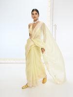 The Serena Saree In Lemon
