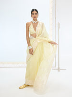 The Serena Saree In Lemon
