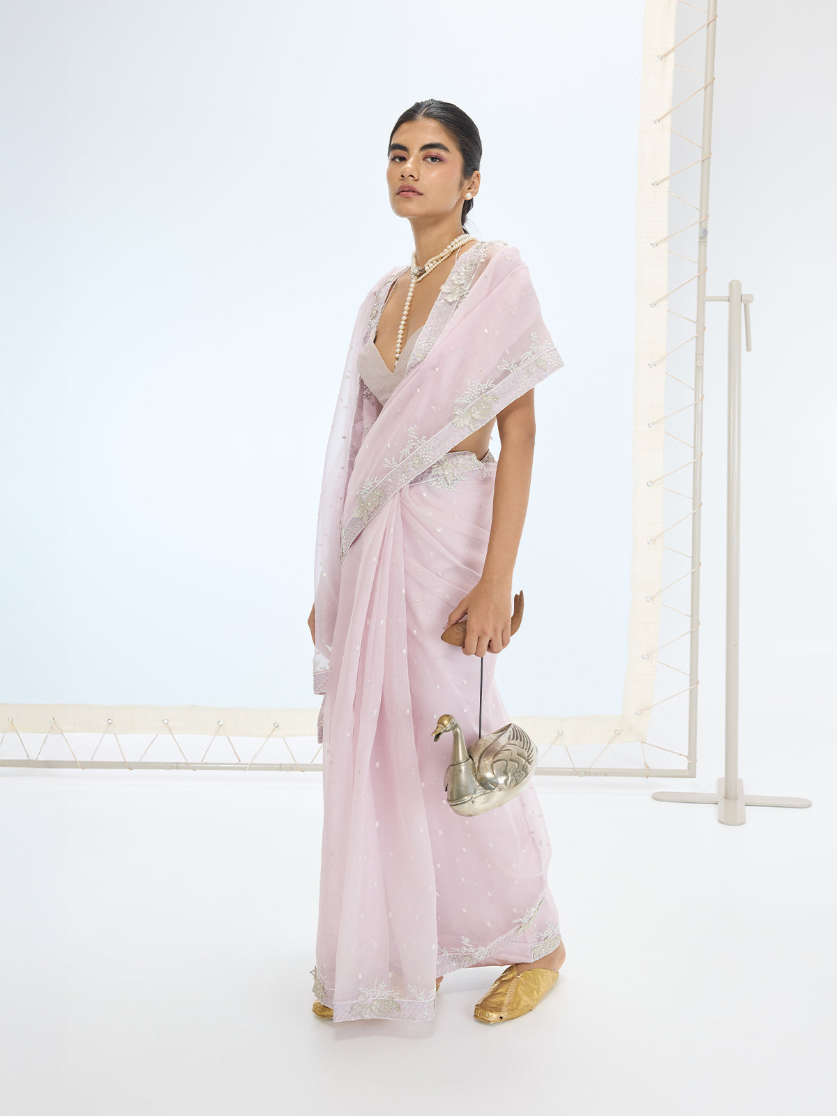 The Eve Saree in Mauve