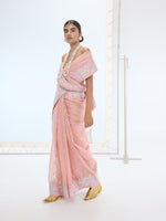 The Lexi Saree In Peach