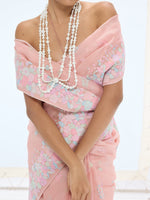 The Lexi Saree In Peach