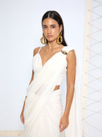 Ivory Movable Brooch Saree