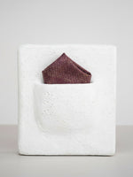 Handwoven Lilac Georgette Pocket Square