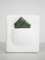 Handwoven Blue Georgette Pocket Square