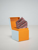 Handwoven Pink Silk Pocket Square