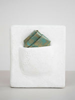 Handwoven Sea-Blue Silk Pocket Square