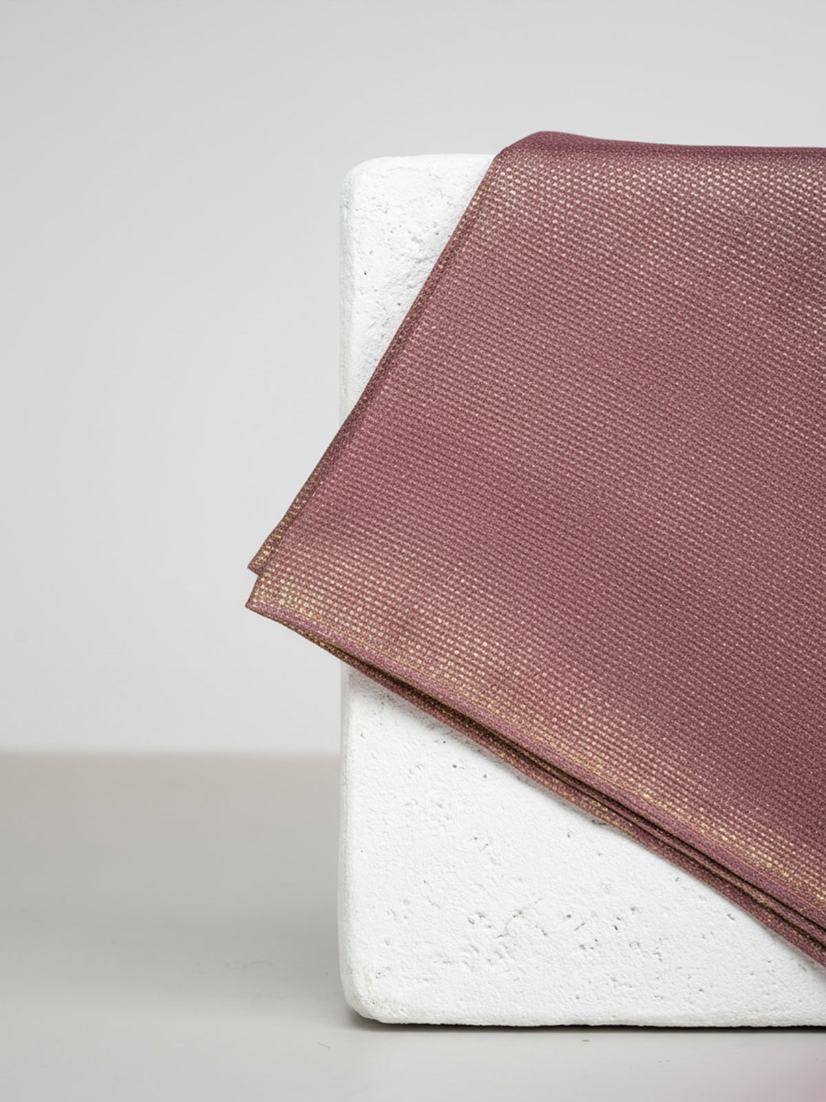 Handwoven Lilac Georgette Pocket Square