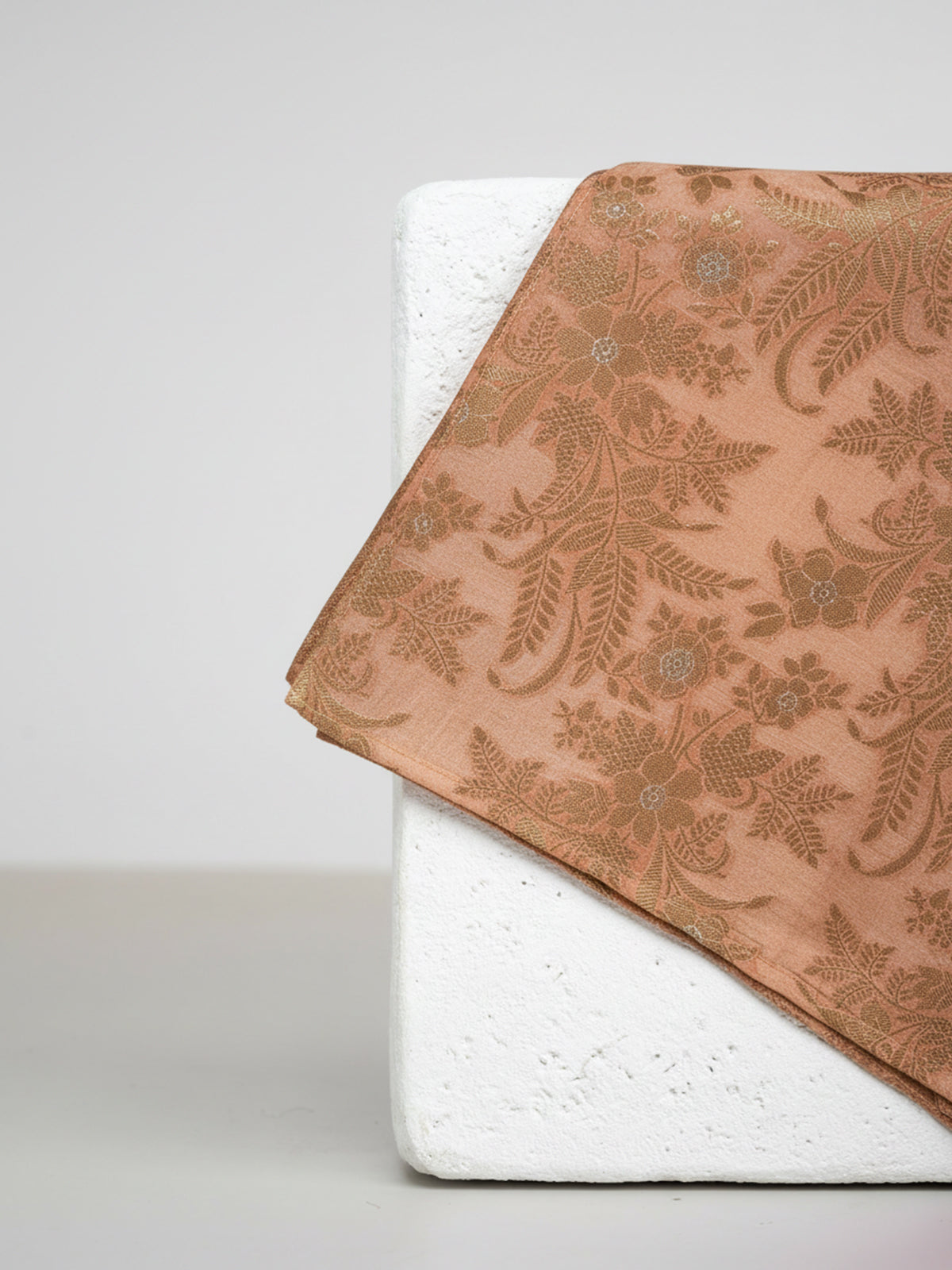 Handwoven Rose Pink Silk Pocket Square