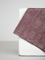 Handwoven Soft Mauve Georgette Pocket Square