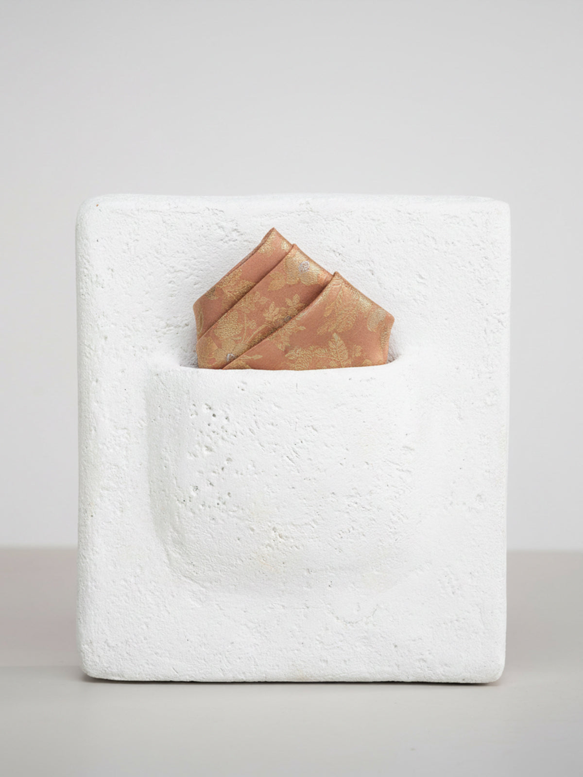 Handwoven Rose Pink Silk Pocket Square