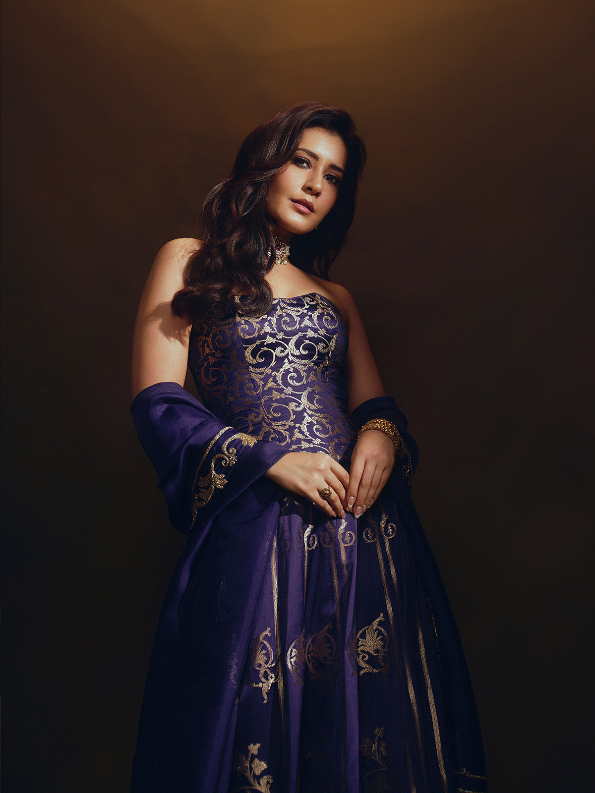 The 'Stay With Me' Lehenga in Purple