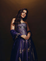 The 'Stay With Me' Lehenga in Purple