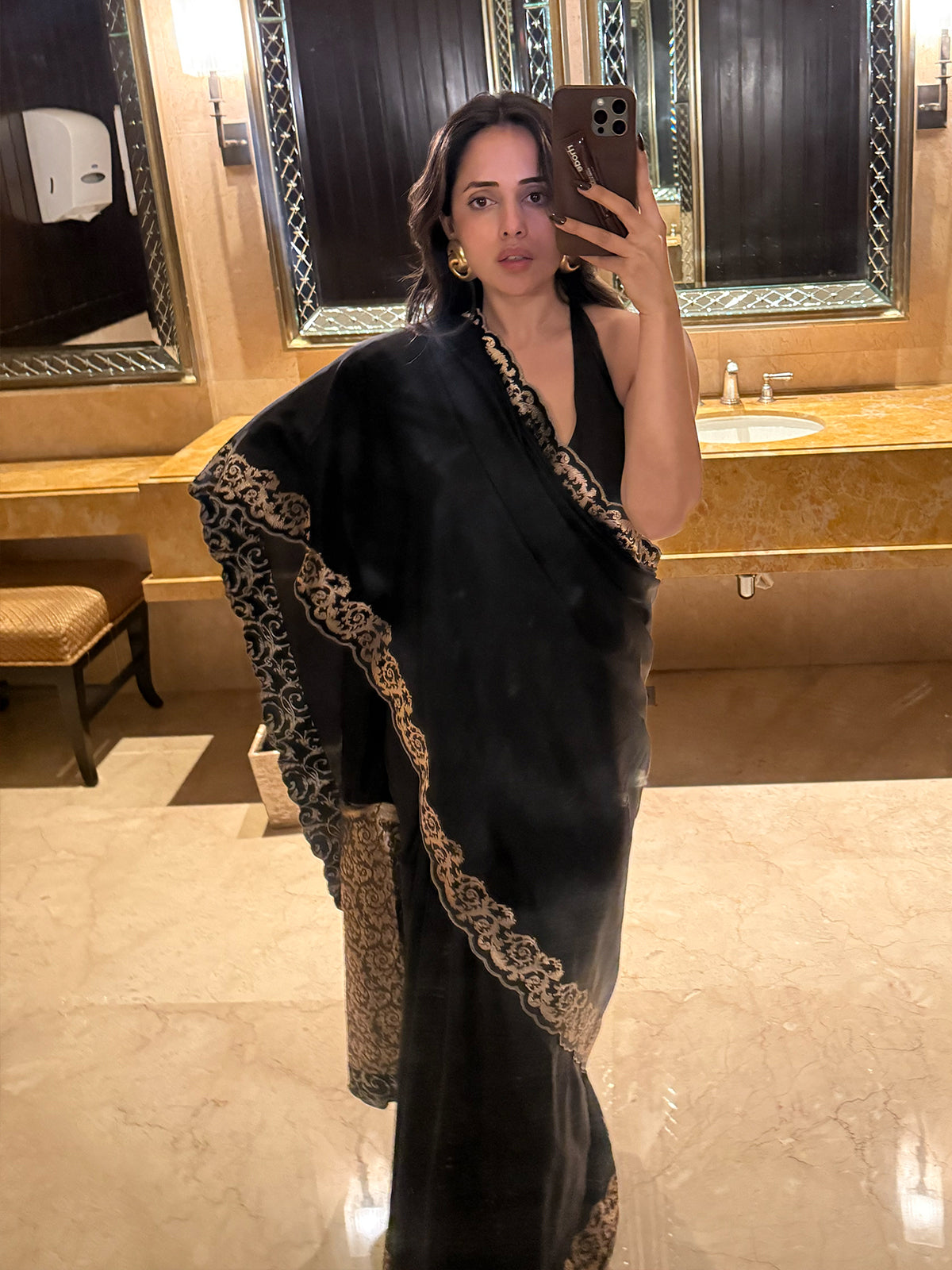 The 'Only Yours' Saree in Black